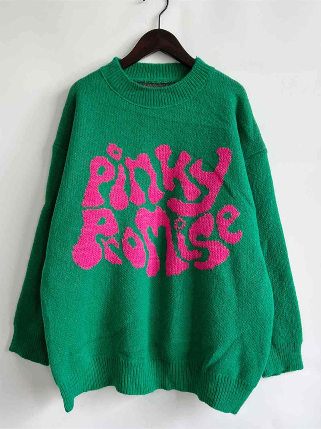 PINKY PROMISE Graphic Sweater - Deals DejaVu