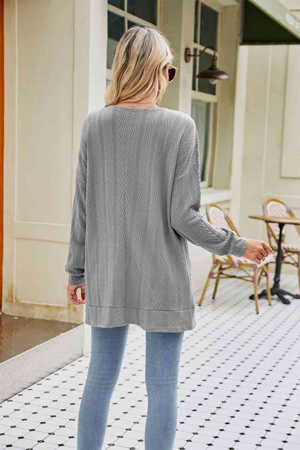 Long Sleeve Pocketed Cardigan - Deals DejaVu