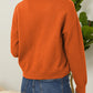 Flower Button Front Dropped Shoulder Cardigan