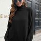Turtleneck Rib-Knit Sweater - Deals DejaVu