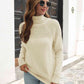 Turtleneck Raglan Sleeve Sweater - Deals DejaVu
