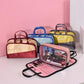 Trending 4pcs/lot Hangable Cosmetic Bag - 2 in 1 Women Waterproof Zipper Case Make Up Bags (3U79)