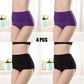 Amazing 4pcs/lot High Waist 100% Women's Cotton Underwear - Comfortable Breathable Abdomen Underwear (TSP2)