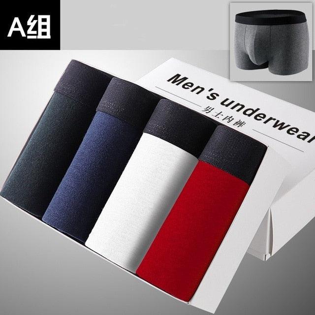 Great 4pcs/lot Men's Underwear - Breathable Boxer (D9)(TG6)