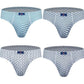 4pieces/lot 100% Cotton Men's Underpants - Briefs Soft Fashion (D9)(TG6)