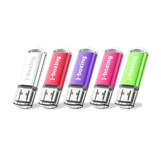 5 X 64GB USB 3.0 Flash Drives - 32gb Flash Drive 3.0 Rectangle Thumb Drives - USB Drive 3.0 High-Speed 128GB Pen Drives (CA3)(1U52)