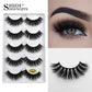 5 pairs mink lashes false eyelashes natural fake lashes 3d mink eyelashes 3d lashes (M2)(1U86)