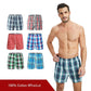 Great 5 pcs Men's Underwear Boxers Shorts - Casual Cotton Sleep Underpants (D9)(TG6)