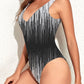V-Neck Backless One-Piece Swimsuit (TB10D) T