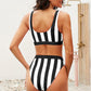 Striped Tank High Waist Bikini (TB9D) T