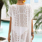 Openwork Plunge Dolman Sleeve Cover-Up Dress (TB11D) T