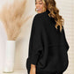 Open Front Cardigan with Pockets - Deals DejaVu