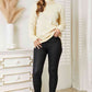 Heimish Full Size Long Sleeve Turtleneck Sweater with Side Slit - Deals DejaVu