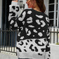 Leopard Drop Shoulder Sweater