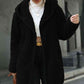Open Front Ribbed Hooded Coat (BFD) T - Deals DejaVu