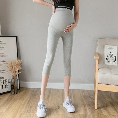 Summer Thin Cotton Maternity Legging - Hot Short Capris For Pregnant Women - Sleep Lounge Shorts Yoga Casual Wear (D6)(7Z2)(2Z7)