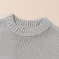 Round Neck Long Sleeve Sweater