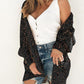 Multicolored Open Front Cardigan - Deals DejaVu