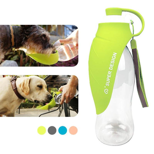 580Ml Collapsible Pet Dog Bottle Water Bowl - Silicone Portable Pet Water Bottle (D71)(6W1)