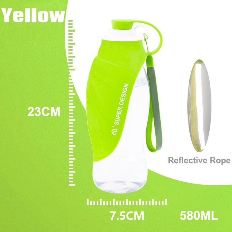 580Ml Collapsible Pet Dog Bottle Water Bowl - Silicone Portable Pet Water Bottle (D71)(6W1)