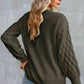 Contrast V-Neck Sweater - Deals DejaVu