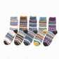 5Pairs/lot New Winter Thick Warm Wool Women Socks - Vintage Christmas Socks (3WH1)(2WH1)