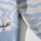 Printed V-Neck Long Sleeve Sweater - Deals DejaVu