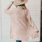 High-Low Open Front Cardigan with Pockets