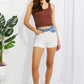 Judy Blue Desiree Full Size High Waisted Two-Tone Shorts (TBL2) T