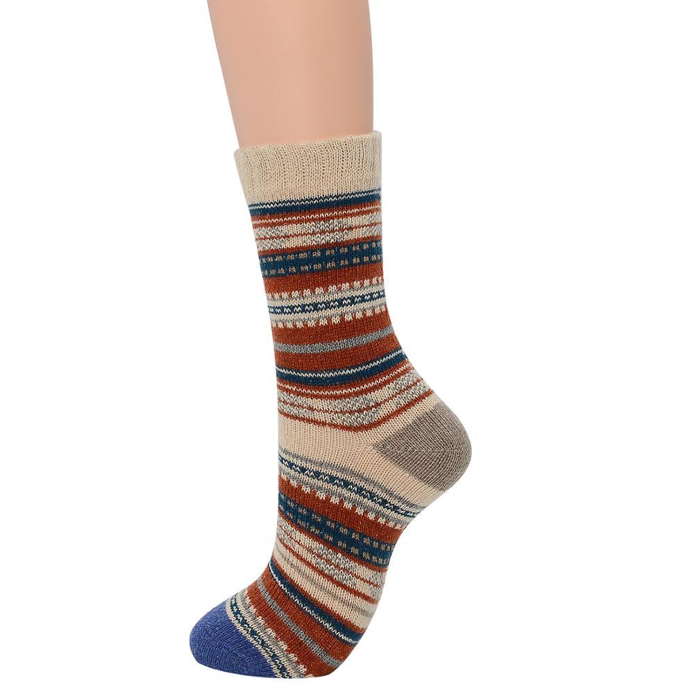 Great 5pairs Casual Thick Warm Socks - Wool Blends Warm Winter Socks (D87)(2WH1)(3WH1)