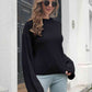 Round Neck Dropped Shoulder Sweater