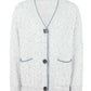 Button Down V-Neck Cardigan with Pockets
