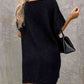 Short Sleeve Sweater Dress with Pockets