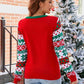 Christmas Tree Graphic Round Neck Sweater