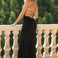 One-Shoulder Backless Maxi Dress (BWM) T - Deals DejaVu