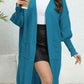 Open Front Dropped Shoulder Cardigan - Deals DejaVu