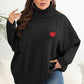 Plus Size Turtle Neck Long Sleeve Sweater - Deals DejaVu