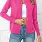 Button Down Round Neck Cardigan - Deals DejaVu