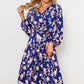 Floral Belted Tiered Midi Dress (BWD)(WS06)T