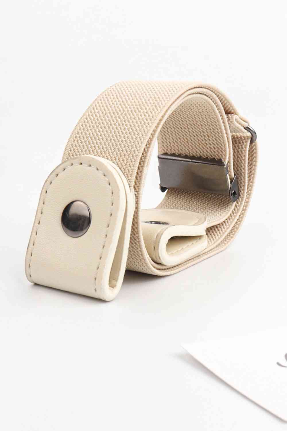 PU Elastic Snap Closure Belt (BFD) T - Deals DejaVu