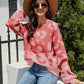 Leopard Drop Shoulder Sweater