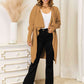 Long Sleeve Open Front Longline Cardigan - Deals DejaVu