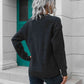 Dropped Shoulder Button Detail Sweater - Deals DejaVu