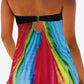 Multicolored Halter Neck Two-Piece Swimsuit (TB13D) T
