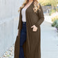 Basic Bae Full Size Open Front Long Sleeve Cover Up