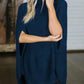Turtleneck Slit Sweater - Deals DejaVu