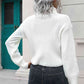 Turtleneck Dropped Shoulder Sweater