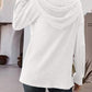 Half Button Up Drawstring Hoodie