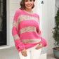 Striped Drop Shoulder Sweater