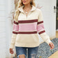 Quarter-Zip Collared Neck Sweater - Deals DejaVu